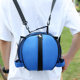 Maxbell Maxbell Basketball Shoulder Bag Basketball Tote Bag for Boys Girls Accessory Durable Double Strap Blue