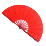 Maxbell 2xFolding Fans Tai Chi Kung Fu Gifts Accessories Red for Performance Party