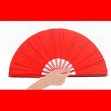 Maxbell 2xFolding Fans Tai Chi Kung Fu Gifts Accessories Red for Performance Party