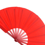 Maxbell 2xFolding Fans Tai Chi Kung Fu Gifts Accessories Red for Performance Party