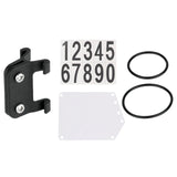 Maxbell 2xRoad Bike Number Plate Holder Cycling Race Cards Bracket Fixed Rear Rack Non Round Tube