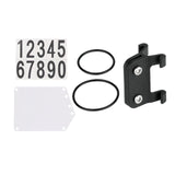 Maxbell 2xRoad Bike Number Plate Holder Cycling Race Cards Bracket Fixed Rear Rack Non Round Tube