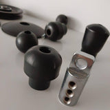 Maxbell 2xGym Pulley Machine Cable Balls Stopper Fixing Sets for Fitness Workout Home A