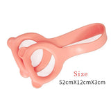 Maxbell 4xResistance Band Rally Strap Exercise Exerciser Foot Leg Stretching Yoga Pink