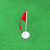 Maxbell Maxbell Golf Putting Cup Green Flag Flagpole Golf Hole Cup for Indoor Use Diameter 75mm