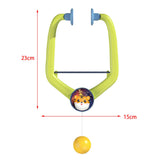 Maxbell Indoor Hanging Table Tennis Trainer Paddles and Balls No Need Table Portable Solid Rackets 6Balls