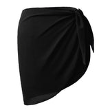 Maxbell 2xSummer Bikini Wraps Women's Beach Tie Wrap Skirt Solid Chiffon Cover Up
