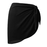 Maxbell 2xSummer Bikini Wraps Women's Beach Tie Wrap Skirt Solid Chiffon Cover Up