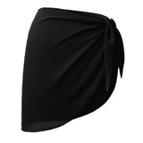 Maxbell 3xSummer Bikini Wraps Women's Beach Tie Wrap Skirt Solid Chiffon Cover Up