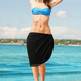 Maxbell 4xSummer Bikini Wraps Women's Beach Tie Wrap Skirt Solid Chiffon Cover Up