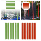 Maxbell 2x6Pcs Trampoline Pole Foam Sleeves for Children Trampoline Accessories Tubing Green