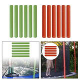 Maxbell 2x6Pcs Trampoline Pole Foam Sleeves for Children Trampoline Accessories Tubing Green