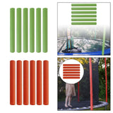Maxbell 2x6Pcs Trampoline Pole Foam Sleeves for Children Trampoline Accessories Tubing Green