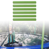 Maxbell 2x6Pcs Trampoline Pole Foam Sleeves for Children Trampoline Accessories Tubing Green