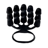 Maxbell 3xFingers Exerciser Stretcher Finger Strengthener Piano Hand Grip Strengthener Black
