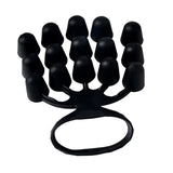 Maxbell 3xFingers Exerciser Stretcher Finger Strengthener Piano Hand Grip Strengthener Black