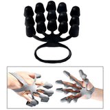 Maxbell 2xFingers Exerciser Stretcher Finger Strengthener Piano Hand Grip Strengthener Black