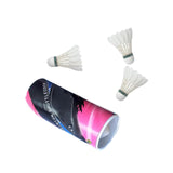 Maxbell 2x3x Badminton Shuttlecocks White for Recreational Game Play Sports Activities