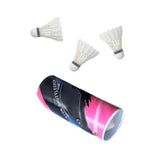 Maxbell 2x3x Badminton Shuttlecocks White for Recreational Game Play Sports Activities