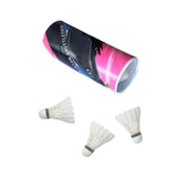 Maxbell 2x3x Badminton Shuttlecocks White for Recreational Game Play Sports Activities