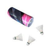 Maxbell 2x3x Badminton Shuttlecocks White for Recreational Game Play Sports Activities