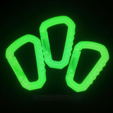 Maxbell 2xGlow in The Dark Carabiner Hook Key Chain Scuba Diving Diving Carabiner Clip
