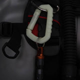 Maxbell 2xGlow in The Dark Carabiner Hook Key Chain Scuba Diving Diving Carabiner Clip