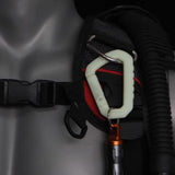 Maxbell 2xGlow in The Dark Carabiner Hook Key Chain Scuba Diving Diving Carabiner Clip