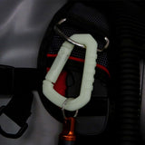 Maxbell 2xGlow in The Dark Carabiner Hook Key Chain Scuba Diving Diving Carabiner Clip