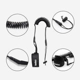Maxbell 3xKayak Paddle Leash Coiled Kayak Paddle Wrist Strap for Fishing Pole Canoeing