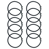 Maxbell 2x10x Trampoline Elastic Rope Tie Downs Straps for Indoor Trampoline Tent Tarp Black