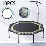Maxbell 2x10x Trampoline Elastic Rope Tie Downs Straps for Indoor Trampoline Tent Tarp Black