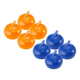 Maxbell 6x8Pcs Tabletop Curling Game Traveling Camping Replacement Mini Tabletop Games