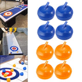 Maxbell 6x8Pcs Tabletop Curling Game Traveling Camping Replacement Mini Tabletop Games