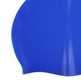 Maxbell 4xPure Color Swimming Cap Silicone Swim Cap for Water Sports Sailing Long Hair Dark Blue