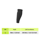 Soccer Shin Guards Football Leg Sleeves for Teens Adult Softball Volleyball black L