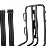 Maxbell 2xBike Front Carrier Rack Durable Cargo Pannier for Bicycle Accessories Riding