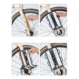 Maxbell 2xBike Front Carrier Rack Durable Cargo Pannier for Bicycle Accessories Riding