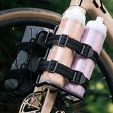 Maxbell 2xBike Front Carrier Rack Durable Cargo Pannier for Bicycle Accessories Riding