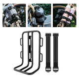 Maxbell 2xBike Front Carrier Rack Durable Cargo Pannier for Bicycle Accessories Riding