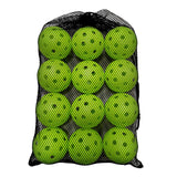 Maxbell 2x12 Pieces Pickleball Balls 74mm Standard Hollow Ball Accessories for Outdoor green