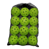 Maxbell 2x12 Pieces Pickleball Balls 74mm Standard Hollow Ball Accessories for Outdoor green