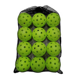 Maxbell 2x12 Pieces Pickleball Balls 74mm Standard Hollow Ball Accessories for Outdoor green