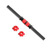 Maxbell 2xBarbell Bar Portable AntiSlip Grip Threaded Handles for Exercise Workout Gym 55cm