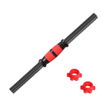 Maxbell 2xBarbell Bar Portable AntiSlip Grip Threaded Handles for Exercise Workout Gym 55cm