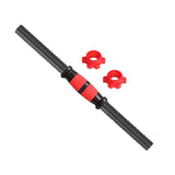 Maxbell 2xBarbell Bar Portable AntiSlip Grip Threaded Handles for Exercise Workout Gym 55cm