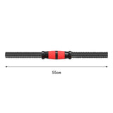 Maxbell 2xBarbell Bar Portable AntiSlip Grip Threaded Handles for Exercise Workout Gym 55cm