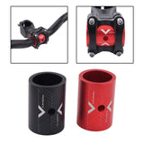 Maxbell 4xBike Handlebar Shim Spacer 25.4mm - 31.8mm Cycling Parts Bicycle Stem Gasket Black