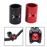 Maxbell 4xBike Handlebar Shim Spacer 25.4mm - 31.8mm Cycling Parts Bicycle Stem Gasket Black