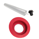 Maxbell 3xBilliard Cue Bottom Practical Durable Portable Spare Part Pool Cue Block End Red